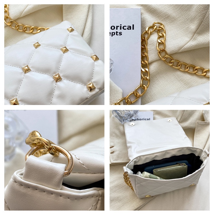 Túi Xách JASMIN NOIR Nữ Họa Tiết Caro Thời Trang