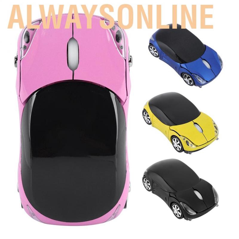 Alwaysonline Qinamei 2.4G Wireless Mouse Bluetooth Optical 1600DPI for Mac/ME/Windows PC/Tablet Gaming Office