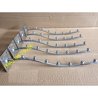 Combo 25 Chiếc Tay Bi Inox 7 Nút Treo Quần Áo