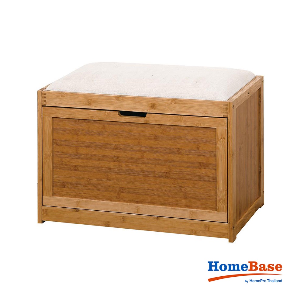 Homebase FURDINI tủ để giày dép có thể ngồi để thử giày có cửa bằng gỗ thật W63xD29XH48.5cm