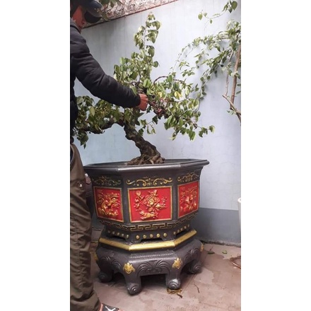 Khuôn đúc chậu bát giác 1m và khuôn chân