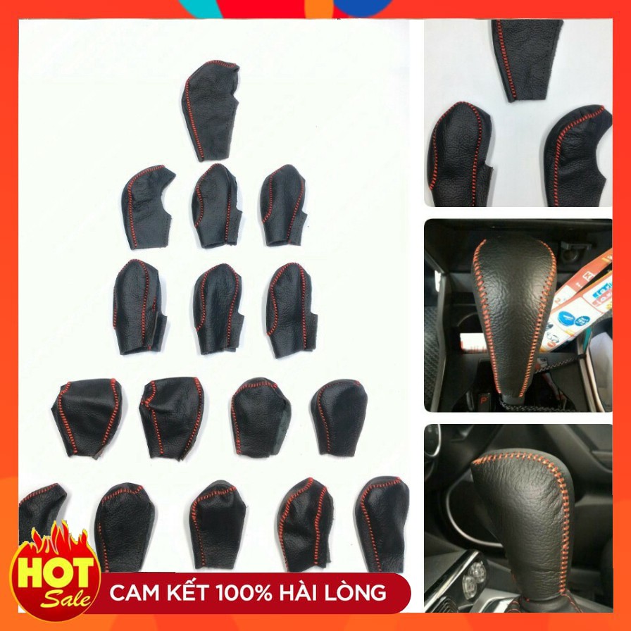 Bọc cần số da thật xe mazda 3, mazda 6, Cx5 -Hàng chính hãng