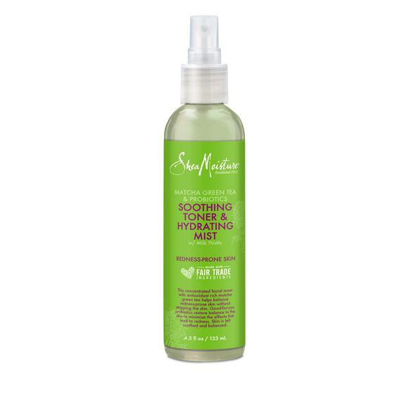 SheaMoisture Toner cho da có vấn đề - Nước hoa hồng có vấn đề về xà phòng đen Châu Phi