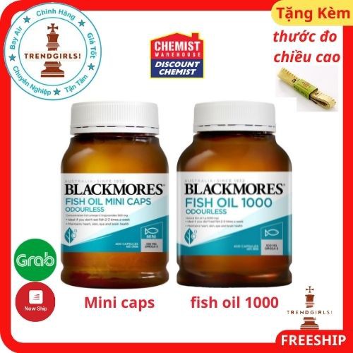dầu cá úc Blackmores Fish Oil Odourless, (400 viên) không mùi bổ trợ sức khỏe tim mạch mắt não mọi lứa tuổi