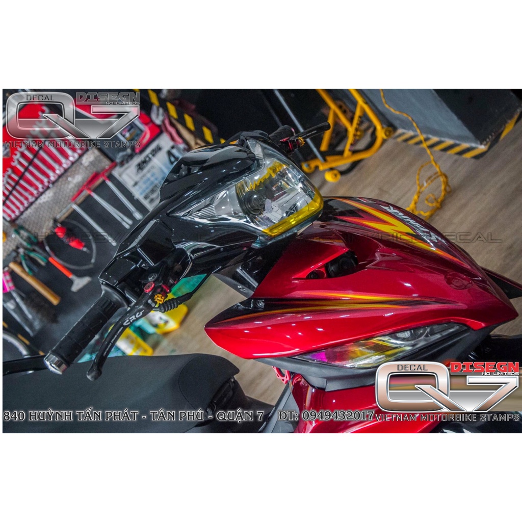 TEM RỜI EXCITER 2011 ĐỎ ĐEN