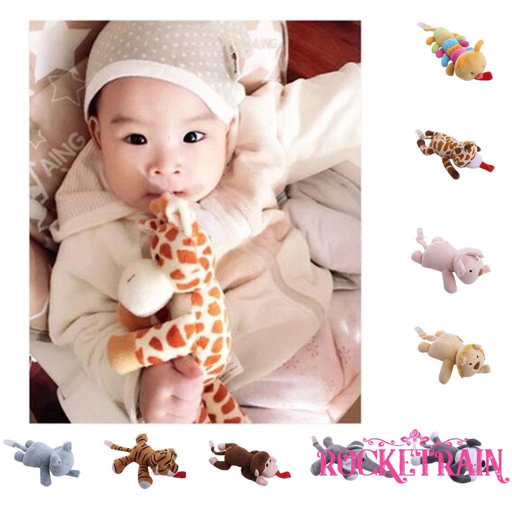 Dây giữ ti giả có kẹp gắn áo quần thiết kế cho đáng yêu cho bé