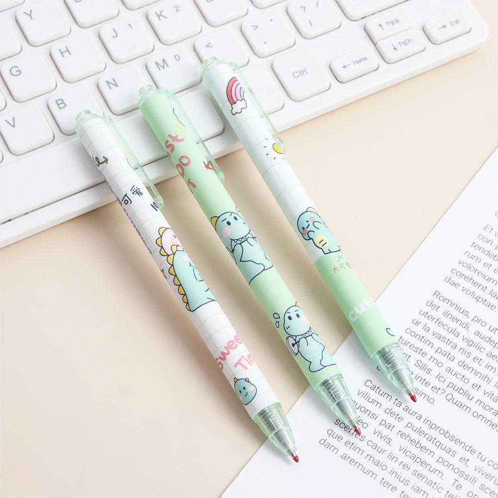 Bút Mực Gel Ngòi 0.5mm Hình Khủng Long Dễ Thương