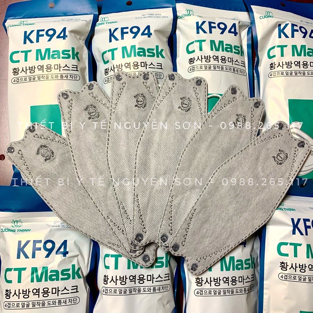 Khẩu Trang 4D, khẩu trang Mask KF94 chất lượng tốt gói 10 chiếc