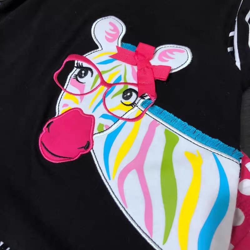 Bộ quần áo bé gái RE 2-7 tuổi  Sét đồ bé gái cotton mềm xuất dư 0222