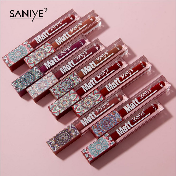 SANIYE (Hàng Mới Về) Son Kem L1181-11 Màu Tùy Chọn Nhanh Khô Không Thấm Nước Thời Trang | BigBuy360 - bigbuy360.vn