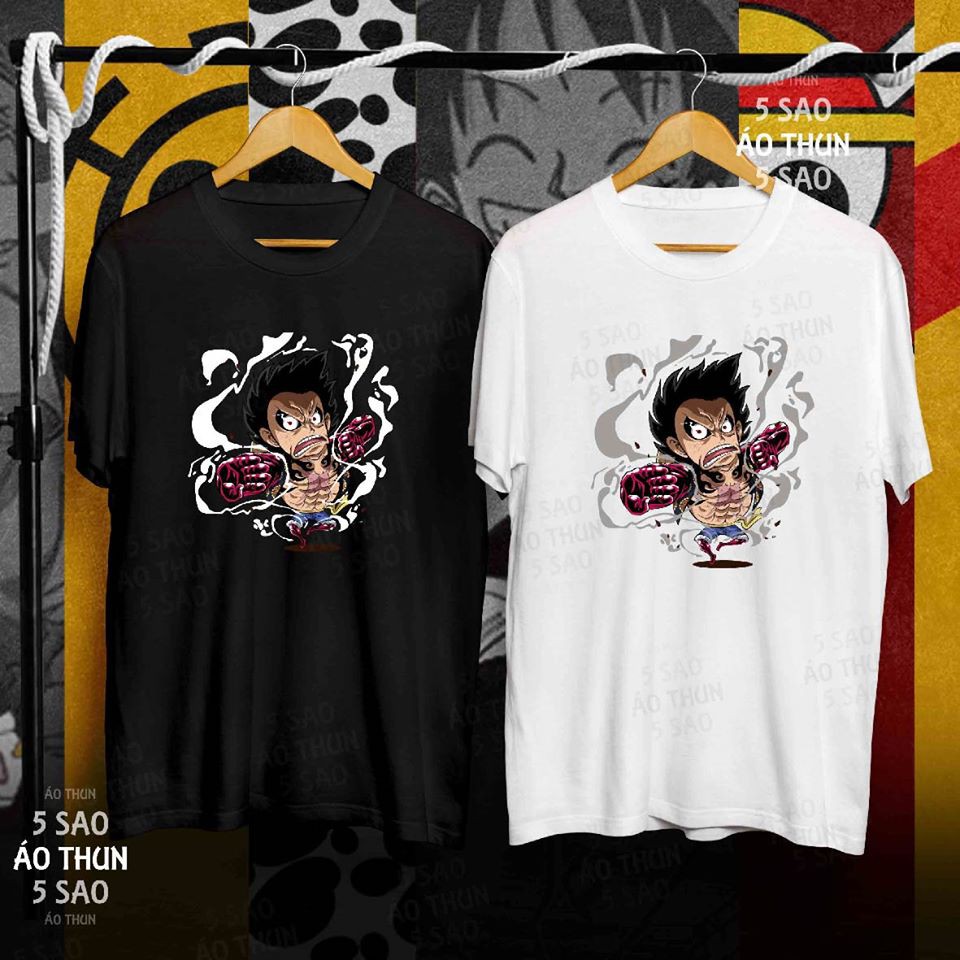 🔥XẢ HÀNG🔥 Áo Thun Luffy Gear 4 chibi mẫu mới