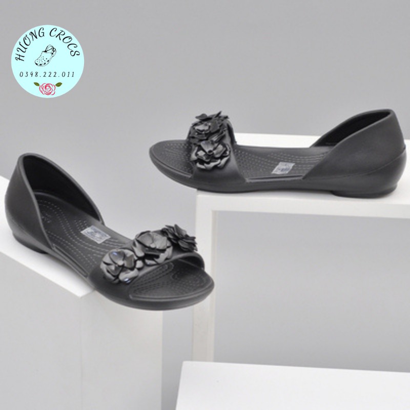 Sandal lina quai hoa  nhựa mềm êm cho nữ
