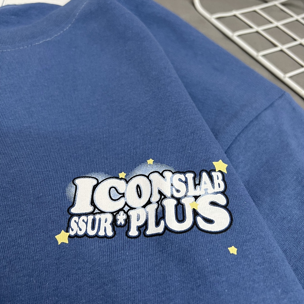 Áo thun cotton basic MEANSTORE tee cổ tròn tay lỡ sọc phối màu pull oversize unisex form rộng nam nữ - Iconslab