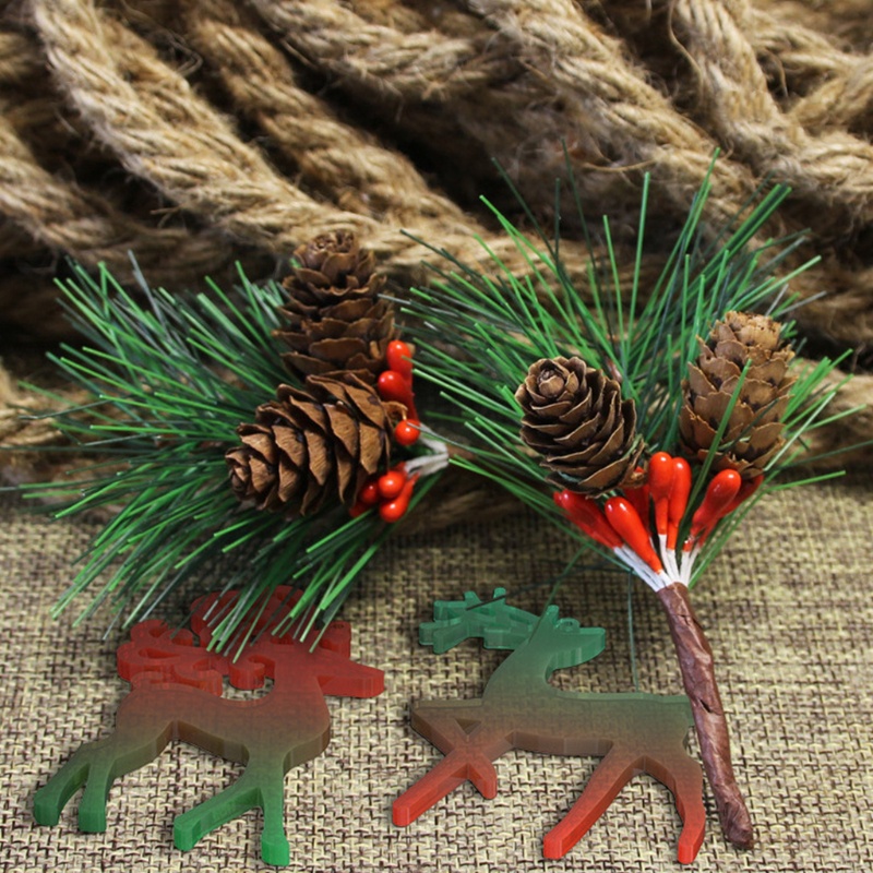 Khuôn Nhựa Hình Tuần Lộc Có Lỗ Treo Trang Trí Giáng Sinh