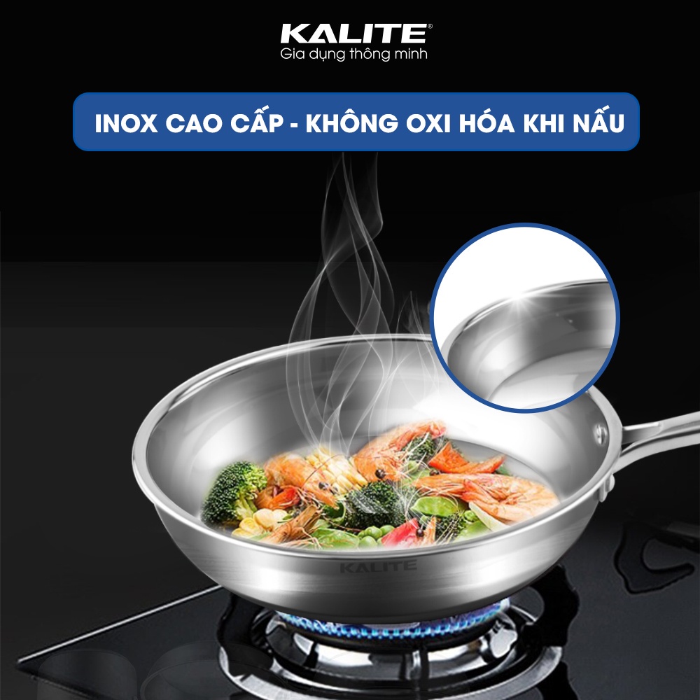 Bộ nồi chảo nhà bếp chống dính 5 món Kalite KL 339, xoong nồi Inox 304 cao cấp