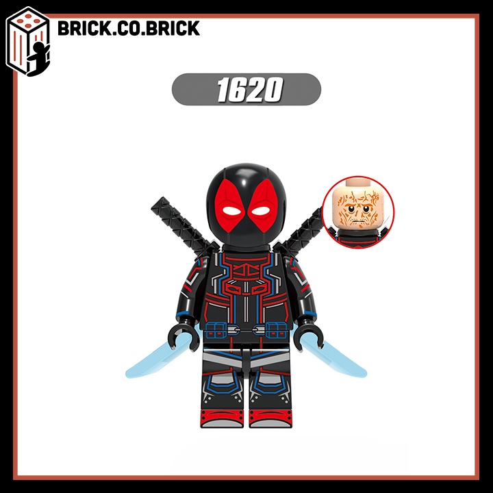 Deadpool Phụ Kiện Kiếm Mô Hình Siêu Anh Hùng Hài Bựa Đồ chơi Lắp ráp Minifigure X0302