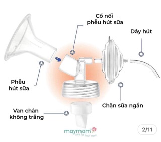 pass nêm avent , phễu may mom