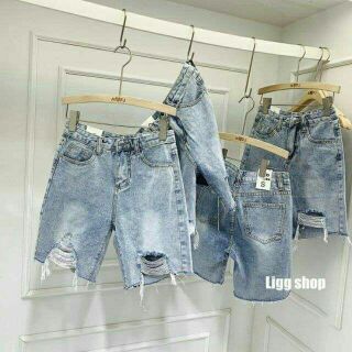 Quần jeans ngố bigsize.