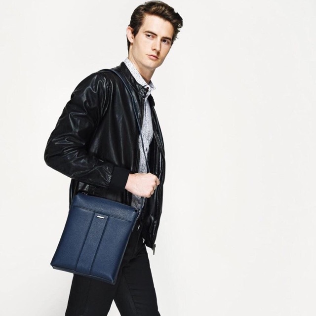 Túi da nam đeo chéo PEDRO