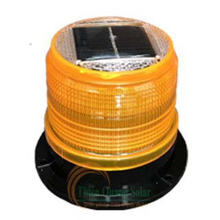 Đèn chớp vàng cảnh báo năng lượng mặt trời đế nam châm