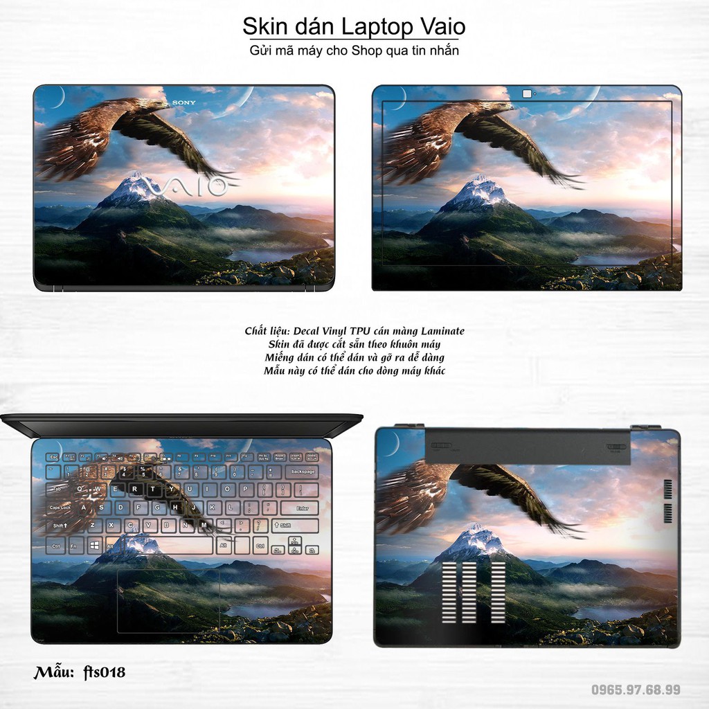 Skin dán Laptop Sony Vaio in hình Fantasy _nhiều mẫu 2 (inbox mã máy cho Shop)