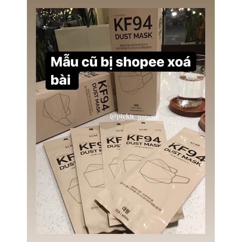 Khẩu trang KF94 Dust Mask Hàn Quốc (mẫu mới)