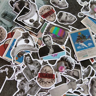 Sticker Vintage America 60 miếng Be Tiny