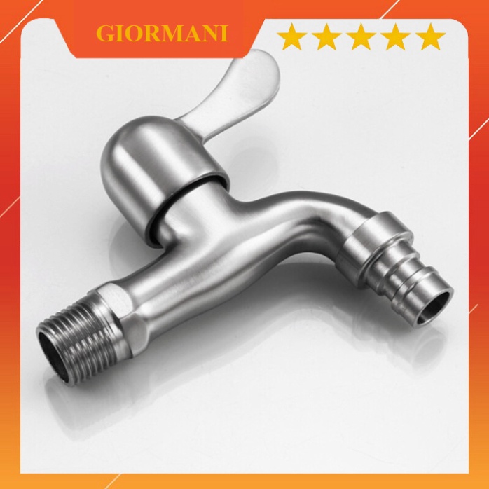 Vòi hồ xả nhanh inox 304 cao cấp VXN06