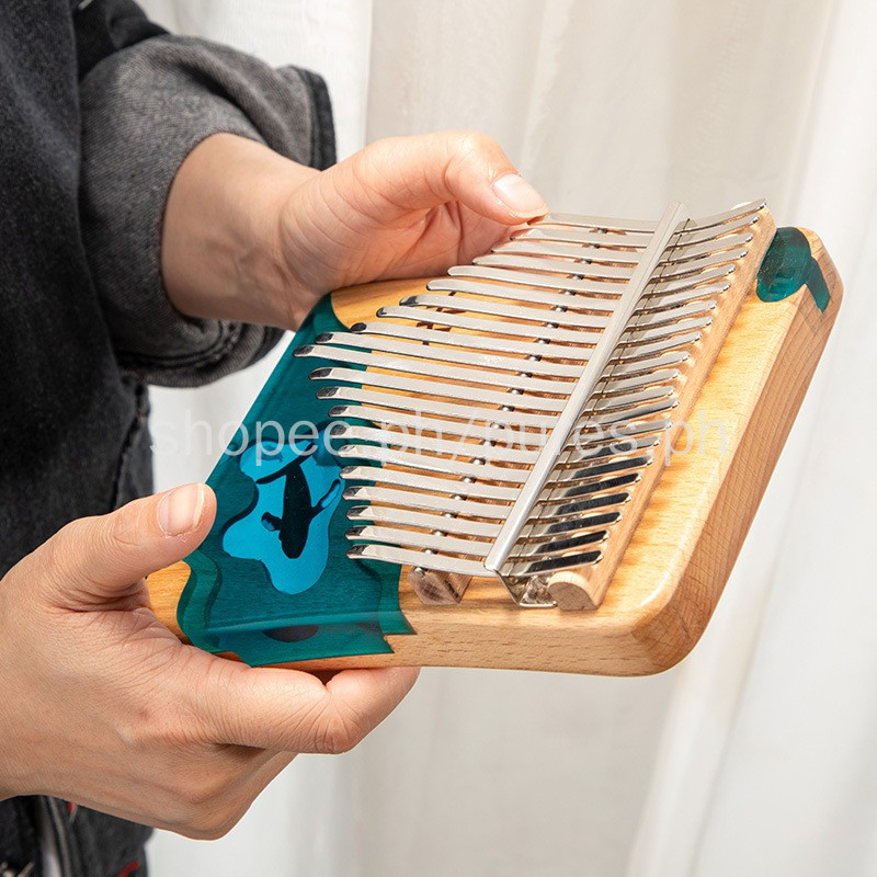 Đàn Kalimba 21 Phím Và 17 Phím Bằng Gỗ Trơn Tiện Dụng
