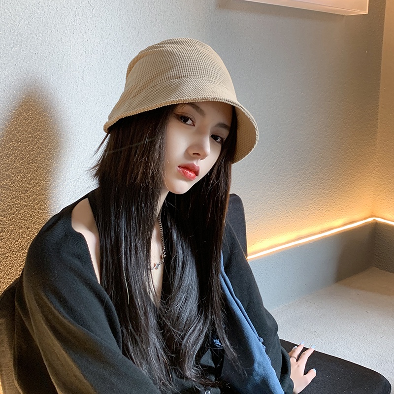 Mũ bucket màu trơn dành cho nữ