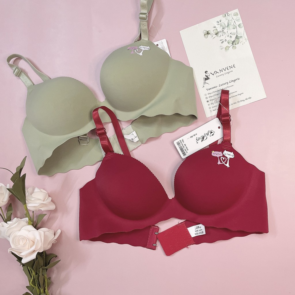 [Mã FAMARAL1 giảm 10K đơn 50K] Áo lót su đúc không gọng hình mèo đệm bàn tay nâng ngực nhiều Vanvene A290 | BigBuy360 - bigbuy360.vn