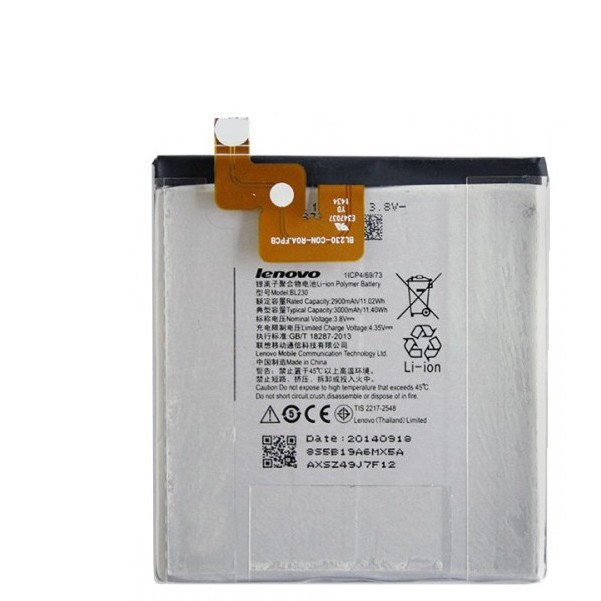 Pin thay BATTERY LENOVO BL230 VIBE Z2 3000mAh BULK OR xịn - Có bảo hành