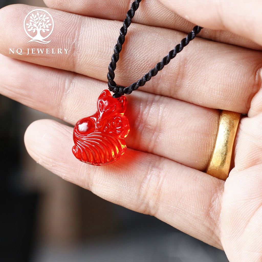 Dây chuyền hồ ly 9 đuôi pha lê - NQ Jewelry