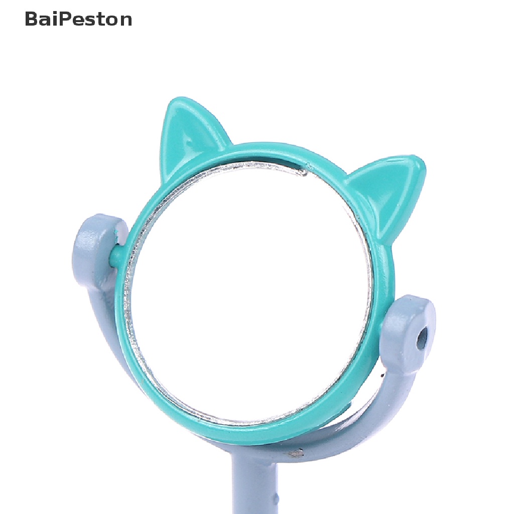 [BaiPeston] 1/12 Makeup Mini Rabbit Ears Mirror Furniture For Dollhouse Toy Accessories ♨HOT SELL