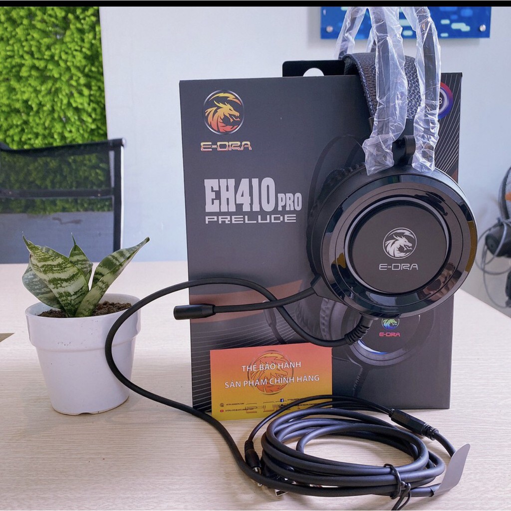 Tai nghe chụp tai Edra 410 Pro Chơi game, dùng được cho điện thoại, nghe nhạc có mic