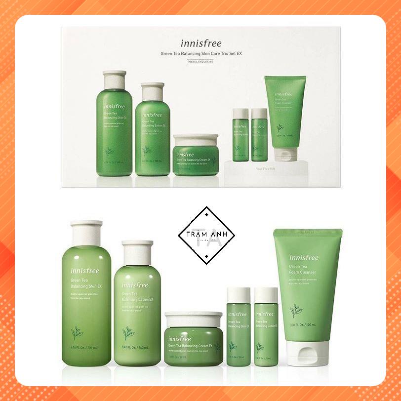 SET DƯỠNG TRÀ XANH INNISFREE 6 MÓN