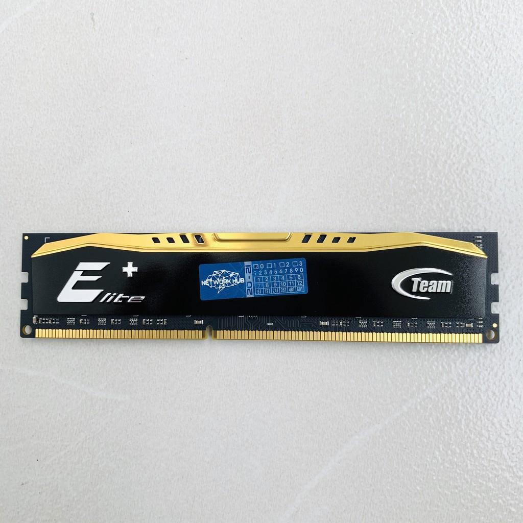[Mã ELMS05 giảm 5% đơn 300k]Ram 8GB Teamgroup Elite DDR3 1600MHZ Tản Vàng Networkhub Phân phối | BigBuy360 - bigbuy360.vn