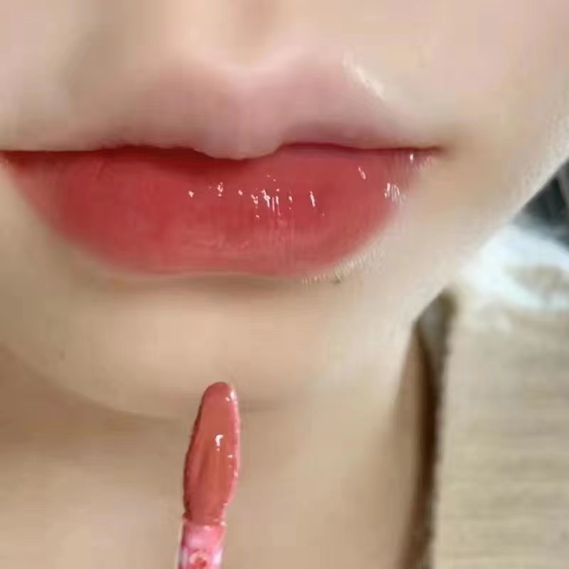 Pinkyfocus Son Bóng Dạng Kem Màu Đen Nhẹ Lâu Trôi Không Dễ Phai Màu Trong Suốt
