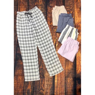 TSN035- Quần Linen suông