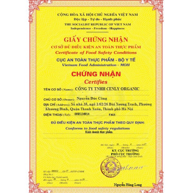 Tăng cân gia truyền CENLY