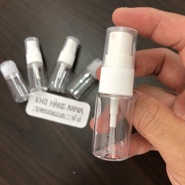 100 CHAI 10ML XỊT SƯƠNG - combo 100 chai pet nhựa 10ml - Chai nhựa trong suốt nhỏ - Chai nhựa chiết mỹ phẩm nhỏ 10ml