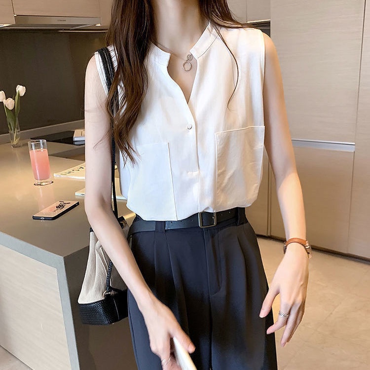 Áo vest Nữ Áo chiffon Sát Nách Phong Cách Hàn Quốc JL-TX-177