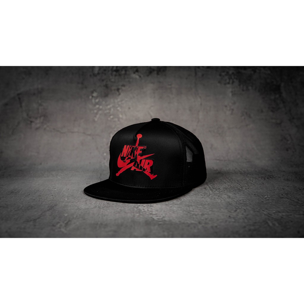 [Mũ Thời Trang] Mũ Dù Thể Thao Snapback Trắng Đen