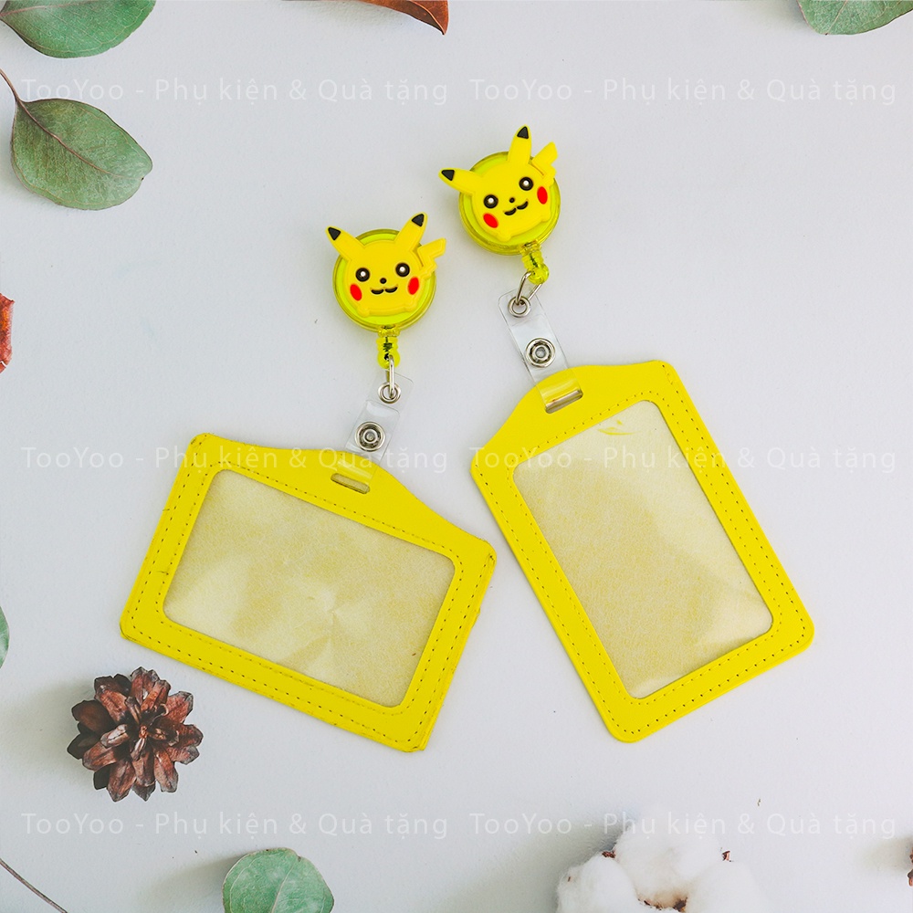Yoyo co rút và bảng tên nhân viên hình DORAEMON, PIKACHU dễ thương cute BK00029