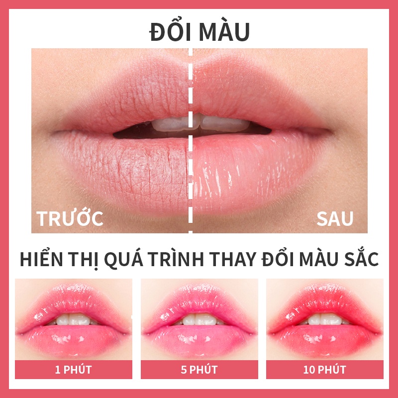 Son dưỡng ẩm BAYFREE lâu trôi thay đổi màu sắc theo nhiệt độ tự nhiên 8ml