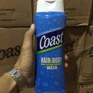 Sữa tắm gội coast 532ml hàng Mỹ