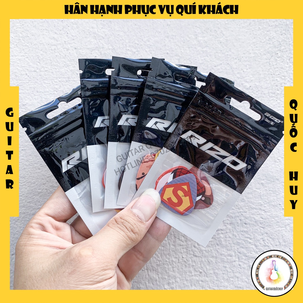 Pick gảy - phím gảy đàn Guitar Anime - siêu anh hùng