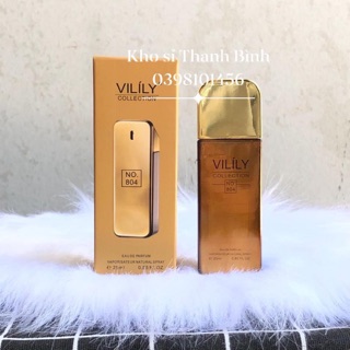 (CHÍNH HÃNG VILILY) Nước hoa nam 25ml Vilily mã 804