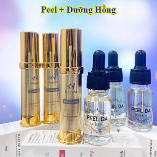 Combo 2 trong 1 Kem Làm Hồng Nhũ Hoa Vùng Kín + Kèm Peel khử thâm hiệu quả Neipink N1