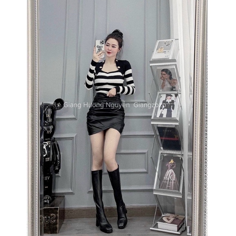 BÁN SỈ ÁO LEN KHUY CỔ VUÔNG QC CHO NỮ | BigBuy360 - bigbuy360.vn